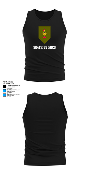 Tank Top, 504th GS MICO, , Teamtime, Team time, sublimation, custom sports apparel, team uniforms, spirit wear, spiritwear, sports uniforms, custom shirts, team store, custom team store, fundraiser sports, apparel fundraiser