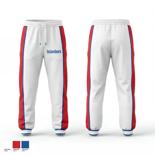 Sweatpants, Islanders, Men's Basketball, Teamtime, Team time, sublimation, custom sports apparel, team uniforms, spirit wear, spiritwear, sports uniforms, custom shirts, team store, custom team store, fundraiser sports, apparel fundraiser