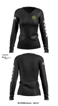 Oswego County Drug Task Force 40172497 Women's Long Sleeve V-neck Shirt - 26