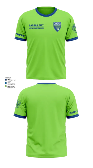 Short Sleeve Performance Shirt, Kansas City Missouri Police Athletic League Panthers (Soccer), Spirit Store, Teamtime, Team time, sublimation, custom sports apparel, team uniforms, spirit wear, spiritwear, sports uniforms, custom shirts, team store, custom team store, fundraiser sports, apparel fundraiser