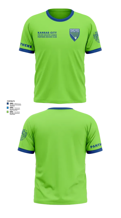 Kansas City Missouri Police Athletic League Panthers (Soccer) 2790826 Short Sleeve Performance Shirt - 10