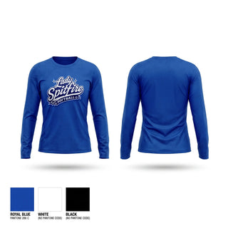 Long Sleeve Performance Shirt, Lady Spitfire, Softball, Teamtime, Team time, sublimation, custom sports apparel, team uniforms, spirit wear, spiritwear, sports uniforms, custom shirts, team store, custom team store, fundraiser sports, apparel fundraiser