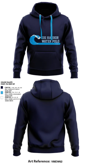 Hoodie, Gig Harbor Water Polo, Water Polo, Teamtime, Team time, sublimation, custom sports apparel, team uniforms, spirit wear, spiritwear, sports uniforms, custom shirts, team store, custom team store, fundraiser sports, apparel fundraiser