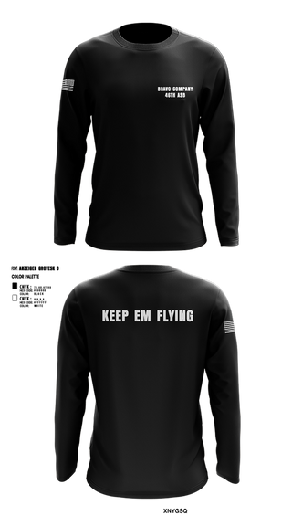 Long Sleeve Performance Shirt, Bravo company 46th ASB, , Teamtime, Team time, sublimation, custom sports apparel, team uniforms, spirit wear, spiritwear, sports uniforms, custom shirts, team store, custom team store, fundraiser sports, apparel fundraiser