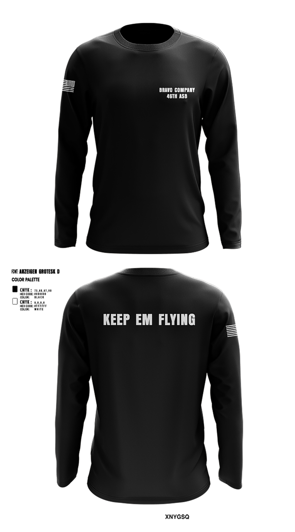 Long Sleeve Performance Shirt, Bravo company 46th ASB, , Teamtime, Team time, sublimation, custom sports apparel, team uniforms, spirit wear, spiritwear, sports uniforms, custom shirts, team store, custom team store, fundraiser sports, apparel fundraiser