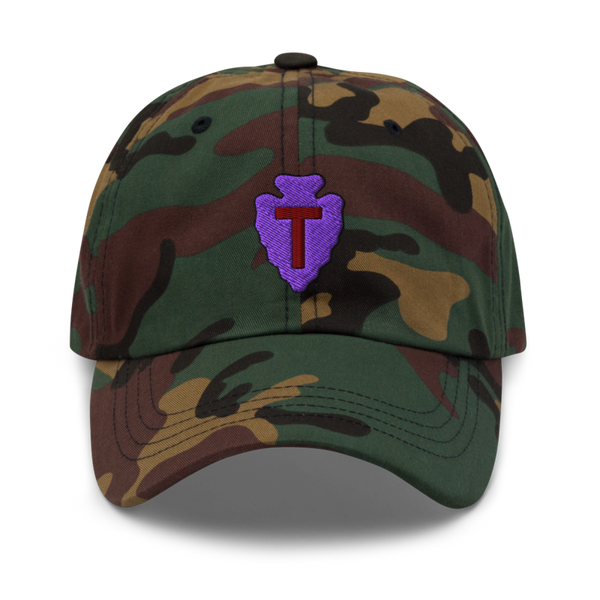 36th Infantry Division A Co 1-141 Classic Dad Hat | Yupoong 6245CM