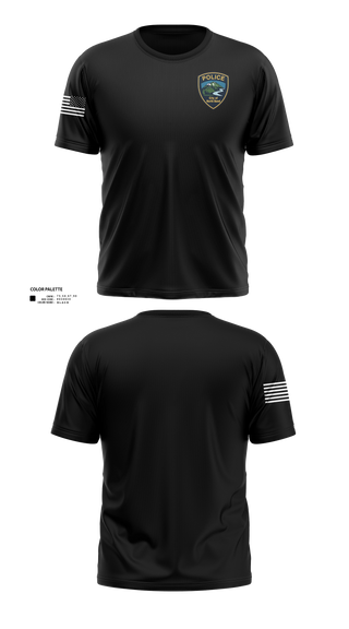 Old School Cotton Feel Shirt, North Bend PD, Police, Teamtime, Team time, sublimation, custom sports apparel, team uniforms, spirit wear, spiritwear, sports uniforms, custom shirts, team store, custom team store, fundraiser sports, apparel fundraiser