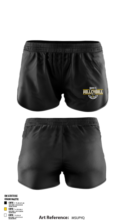 Fulton Hornets Volleyball 2109718 Women's Shorts - 1