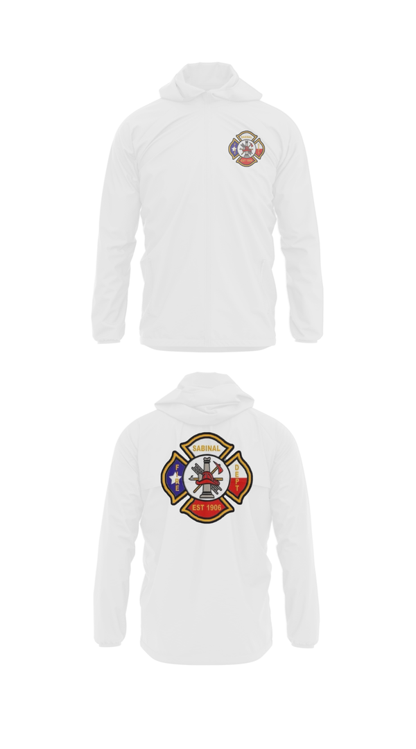 Windbreaker, Sabinal Volunteer Fire Department, Fire Department, Teamtime, Team time, sublimation, custom sports apparel, team uniforms, spirit wear, spiritwear, sports uniforms, custom shirts, team store, custom team store, fundraiser sports, apparel fundraiser