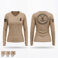 452ND FEST-A 32126814 Women's Long Sleeve V-neck Shirt - 10