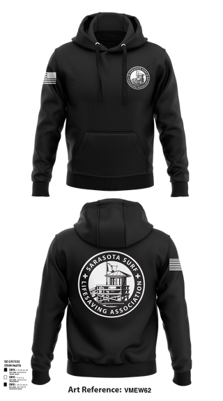 Hoodie, Sarasota Surf Lifesaving Association, , Teamtime, Team time, sublimation, custom sports apparel, team uniforms, spirit wear, spiritwear, sports uniforms, custom shirts, team store, custom team store, fundraiser sports, apparel fundraiser