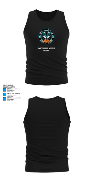 Tank Top, Swift Creek Middle School, Men's Basketball, Teamtime, Team time, sublimation, custom sports apparel, team uniforms, spirit wear, spiritwear, sports uniforms, custom shirts, team store, custom team store, fundraiser sports, apparel fundraiser