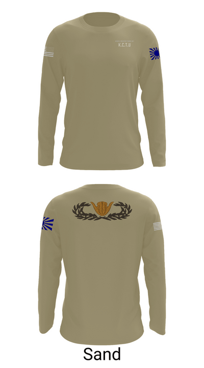 KISARAZU COMBAT TRAINING UNIT Long Sleeve Performance Shirt 86