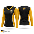 West Milford Women's Long Sleeve V-neck Shirt - 1