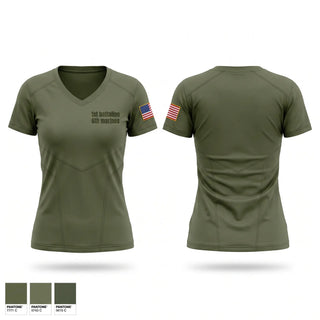 Womens Short Sleeve Vneck Shirt, 1st battalion 6th marines, Marines, Teamtime, Team time, sublimation, custom sports apparel, team uniforms, spirit wear, spiritwear, sports uniforms, custom shirts, team store, custom team store, fundraiser sports, apparel fundraiser