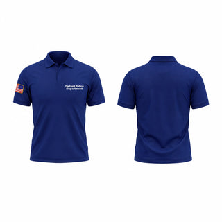 Short Sleeve Performance Polo, Detroit Police Department, Police, Teamtime, Team time, sublimation, custom sports apparel, team uniforms, spirit wear, spiritwear, sports uniforms, custom shirts, team store, custom team store, fundraiser sports, apparel fundraiser