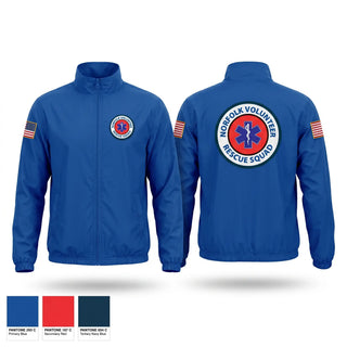 Windbreaker, Norfolk Volunteer Rescue Squad, EMS/EMT, Teamtime, Team time, sublimation, custom sports apparel, team uniforms, spirit wear, spiritwear, sports uniforms, custom shirts, team store, custom team store, fundraiser sports, apparel fundraiser