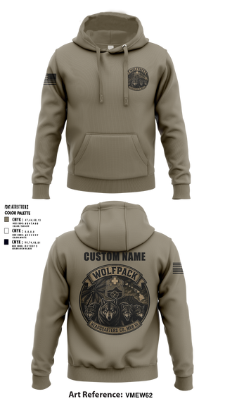 Hoodie, Headquarters Company, MRB HI, Army, Teamtime, Team time, sublimation, custom sports apparel, team uniforms, spirit wear, spiritwear, sports uniforms, custom shirts, team store, custom team store, fundraiser sports, apparel fundraiser