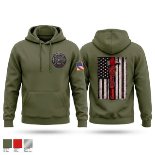 Hoodie, Winner Fire Department, Fire Department, Teamtime, Team time, sublimation, custom sports apparel, team uniforms, spirit wear, spiritwear, sports uniforms, custom shirts, team store, custom team store, fundraiser sports, apparel fundraiser