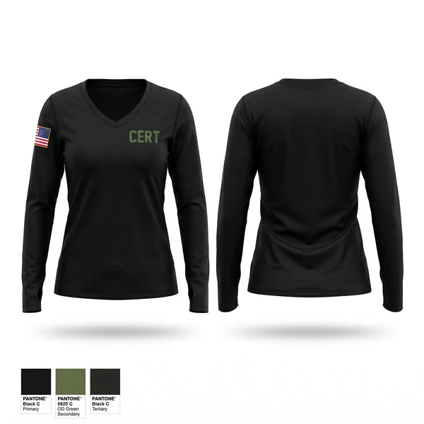 Hancock county sheriff C.E.R.T team 55665410 Old School Cotton Feel Shirt - 1
