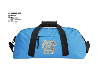 Duffle Bag, Moore County Golf, Golf, Teamtime, Team time, sublimation, custom sports apparel, team uniforms, spirit wear, spiritwear, sports uniforms, custom shirts, team store, custom team store, fundraiser sports, apparel fundraiser