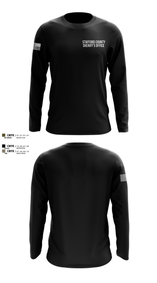 Long Sleeve Performance Shirt, Stafford County Sheriff’s Office, Police, Teamtime, Team time, sublimation, custom sports apparel, team uniforms, spirit wear, spiritwear, sports uniforms, custom shirts, team store, custom team store, fundraiser sports, apparel fundraiser