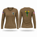 357th Spicy Company Women's Long Sleeve V-neck Shirt - 1