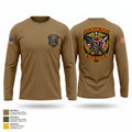 338th MED BDE 31574442 Long Sleeve Performance Shirt - 1