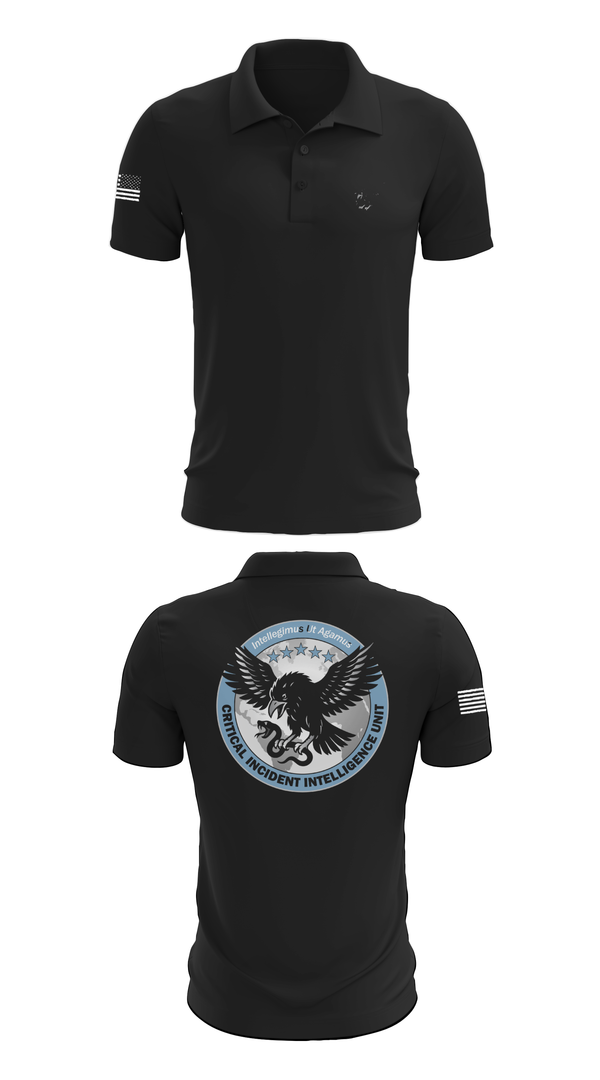 Short Sleeve Performance Polo, Critical Incident Intelligence Unit, , Teamtime, Team time, sublimation, custom sports apparel, team uniforms, spirit wear, spiritwear, sports uniforms, custom shirts, team store, custom team store, fundraiser sports, apparel fundraiser