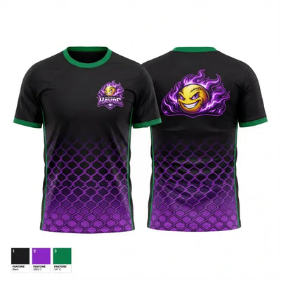 Purple Havoc 47391731 Old School Cotton Feel Shirt - 1