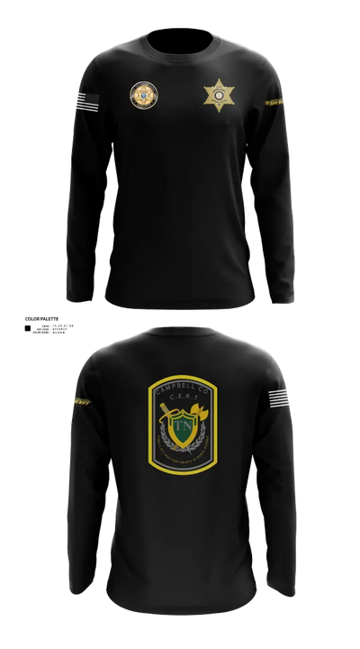 C.C.S.O. CERT 25474985 Long Sleeve Performance Shirt 100