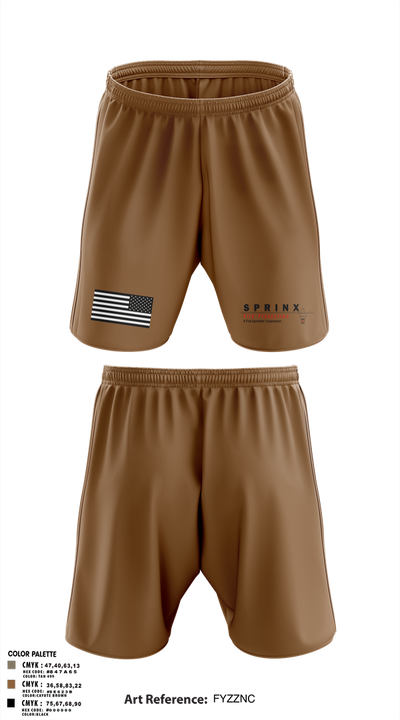 SPRINX FIRE PROTECTION 22334846 Athletic Shorts With Pockets - 106