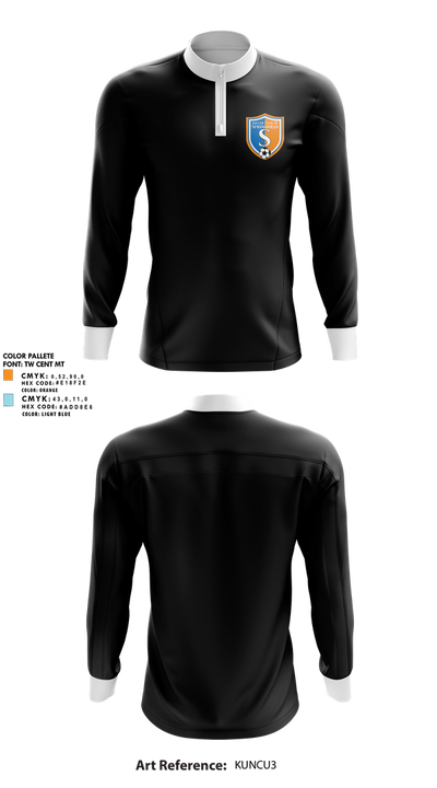Soccer Club Of Springfield 71741773 Quarter Zip Jacket - 5