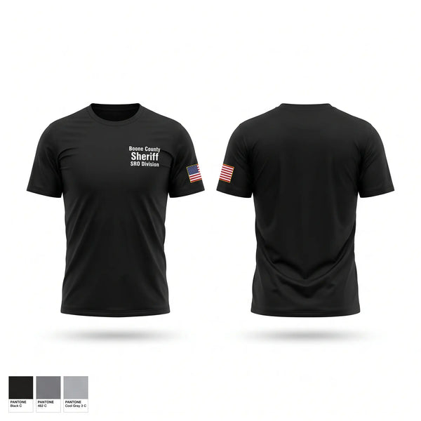 Short Sleeve Performance Shirt, Boone County Sheriff / SRO Division, Police, Teamtime, Team time, sublimation, custom sports apparel, team uniforms, spirit wear, spiritwear, sports uniforms, custom shirts, team store, custom team store, fundraiser sports, apparel fundraiser