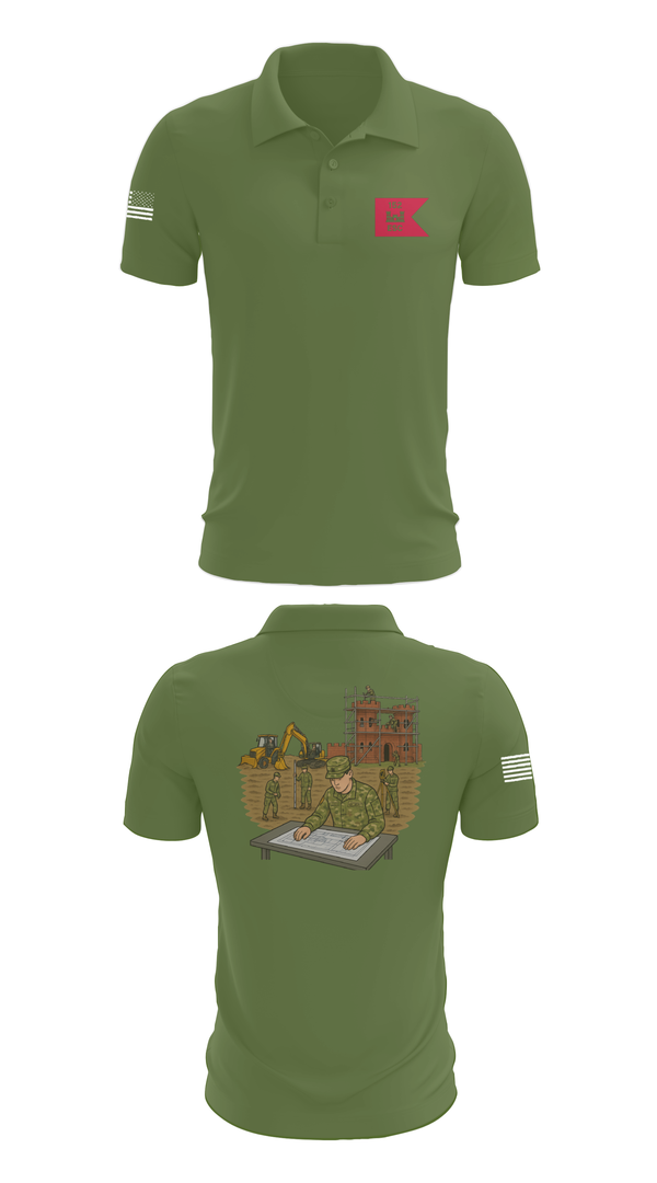 Short Sleeve Performance Polo, 152, Army, Teamtime, Team time, sublimation, custom sports apparel, team uniforms, spirit wear, spiritwear, sports uniforms, custom shirts, team store, custom team store, fundraiser sports, apparel fundraiser