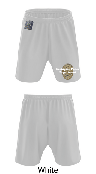 Athletic Shorts With Pockets, Lexington Police Department, Police, Teamtime, Team time, sublimation, custom sports apparel, team uniforms, spirit wear, spiritwear, sports uniforms, custom shirts, team store, custom team store, fundraiser sports, apparel fundraiser