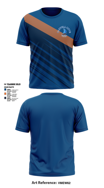 Caswell Cove Condominium Association 77941459 Short Sleeve Performance Shirt - 1
