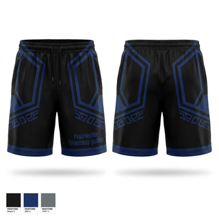 Athletic Shorts With Pockets, Prairieville Township police, Police, Teamtime, Team time, sublimation, custom sports apparel, team uniforms, spirit wear, spiritwear, sports uniforms, custom shirts, team store, custom team store, fundraiser sports, apparel fundraiser