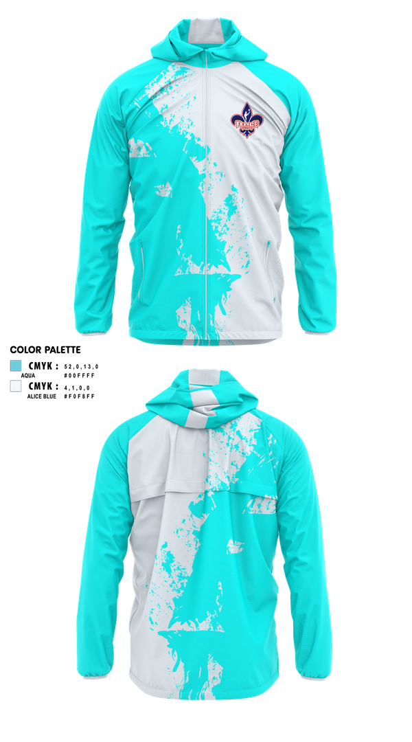 Windbreaker, Felice Kicking, , Teamtime, Team time, sublimation, custom sports apparel, team uniforms, spirit wear, spiritwear, sports uniforms, custom shirts, team store, custom team store, fundraiser sports, apparel fundraiser