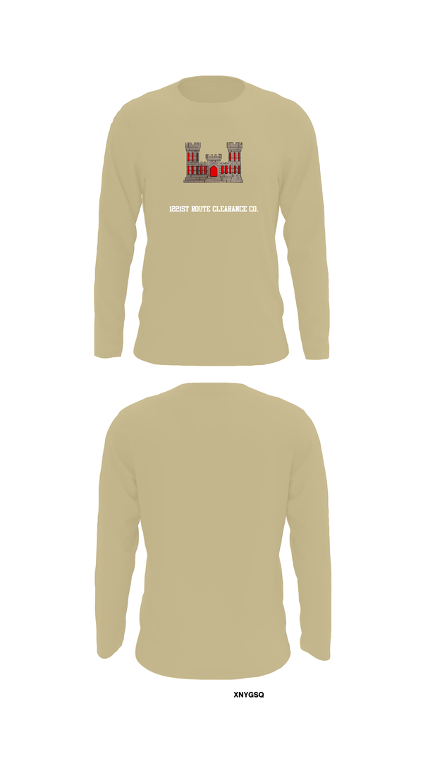 Long Sleeve Performance Shirt, 1221st Route Clearance Co., National Guard, Teamtime, Team time, sublimation, custom sports apparel, team uniforms, spirit wear, spiritwear, sports uniforms, custom shirts, team store, custom team store, fundraiser sports, apparel fundraiser