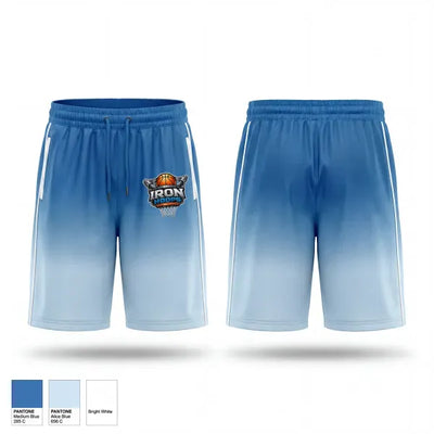 Iron Hoops 19885556 Mens Reversible Basketball Shorts - 1
