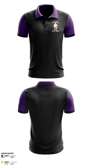 Short Sleeve Performance Polo, Indianola Mat Tribe, Wrestling, Teamtime, Team time, sublimation, custom sports apparel, team uniforms, spirit wear, spiritwear, sports uniforms, custom shirts, team store, custom team store, fundraiser sports, apparel fundraiser