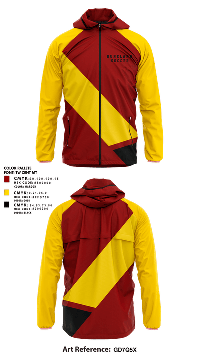 Duneland Soccer 57004603 Windbreaker - 1