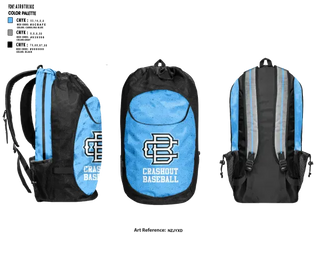 Gear Bag, Crashout Baseball, Baseball, Teamtime, Team time, sublimation, custom sports apparel, team uniforms, spirit wear, spiritwear, sports uniforms, custom shirts, team store, custom team store, fundraiser sports, apparel fundraiser