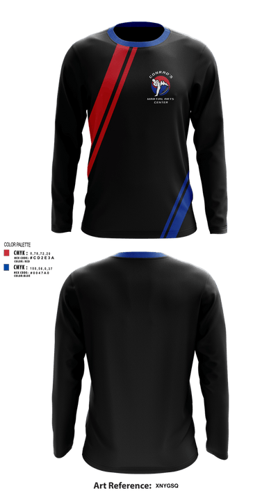 Conrad’s Martial Arts Center 73119270 Long Sleeve Performance Shirt 140