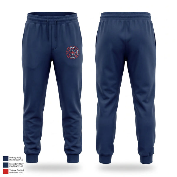 Sweatpants, Atoka Fire, Fire Department, Teamtime, Team time, sublimation, custom sports apparel, team uniforms, spirit wear, spiritwear, sports uniforms, custom shirts, team store, custom team store, fundraiser sports, apparel fundraiser