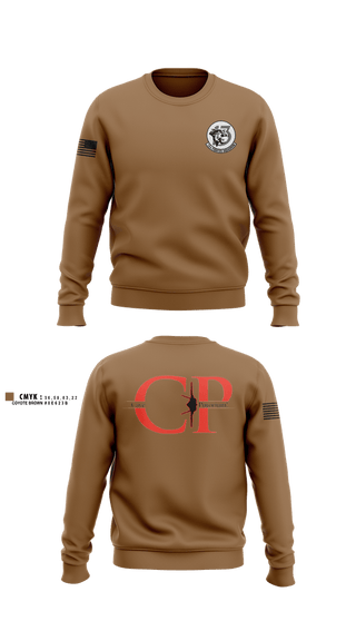 Crew Neck Sweatshirt, 13th Fighter Squadron, Air Force, Teamtime, Team time, sublimation, custom sports apparel, team uniforms, spirit wear, spiritwear, sports uniforms, custom shirts, team store, custom team store, fundraiser sports, apparel fundraiser