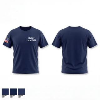 Old School Cotton Feel Shirt, Hadley Local 5486, Fire Department, Teamtime, Team time, sublimation, custom sports apparel, team uniforms, spirit wear, spiritwear, sports uniforms, custom shirts, team store, custom team store, fundraiser sports, apparel fundraiser