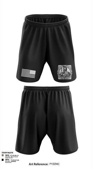 Athletic Shorts With Pockets, Detachment 9, Army, Teamtime, Team time, sublimation, custom sports apparel, team uniforms, spirit wear, spiritwear, sports uniforms, custom shirts, team store, custom team store, fundraiser sports, apparel fundraiser