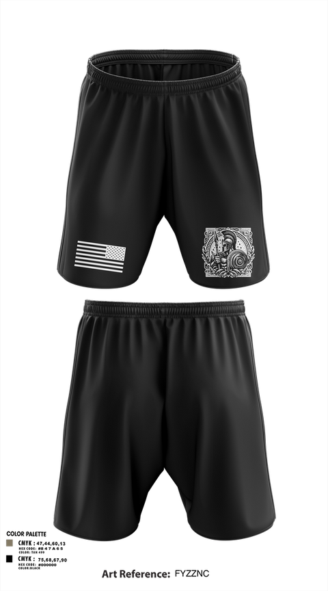 Athletic Shorts With Pockets, Detachment 9, Army, Teamtime, Team time, sublimation, custom sports apparel, team uniforms, spirit wear, spiritwear, sports uniforms, custom shirts, team store, custom team store, fundraiser sports, apparel fundraiser